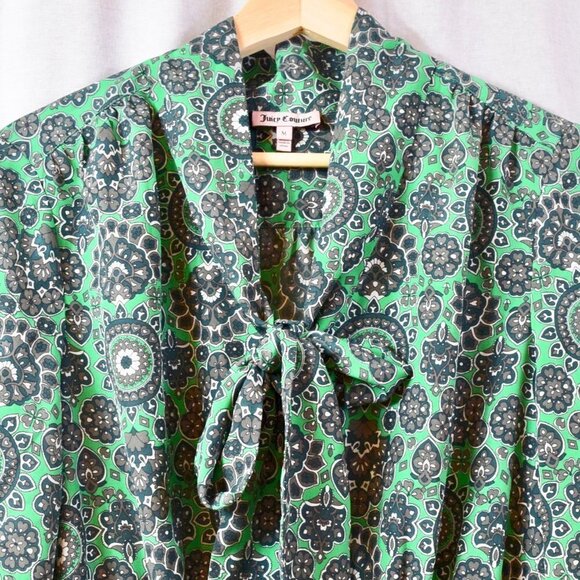 Juicy Couture long sleeve green dress * - Picture 6 of 7